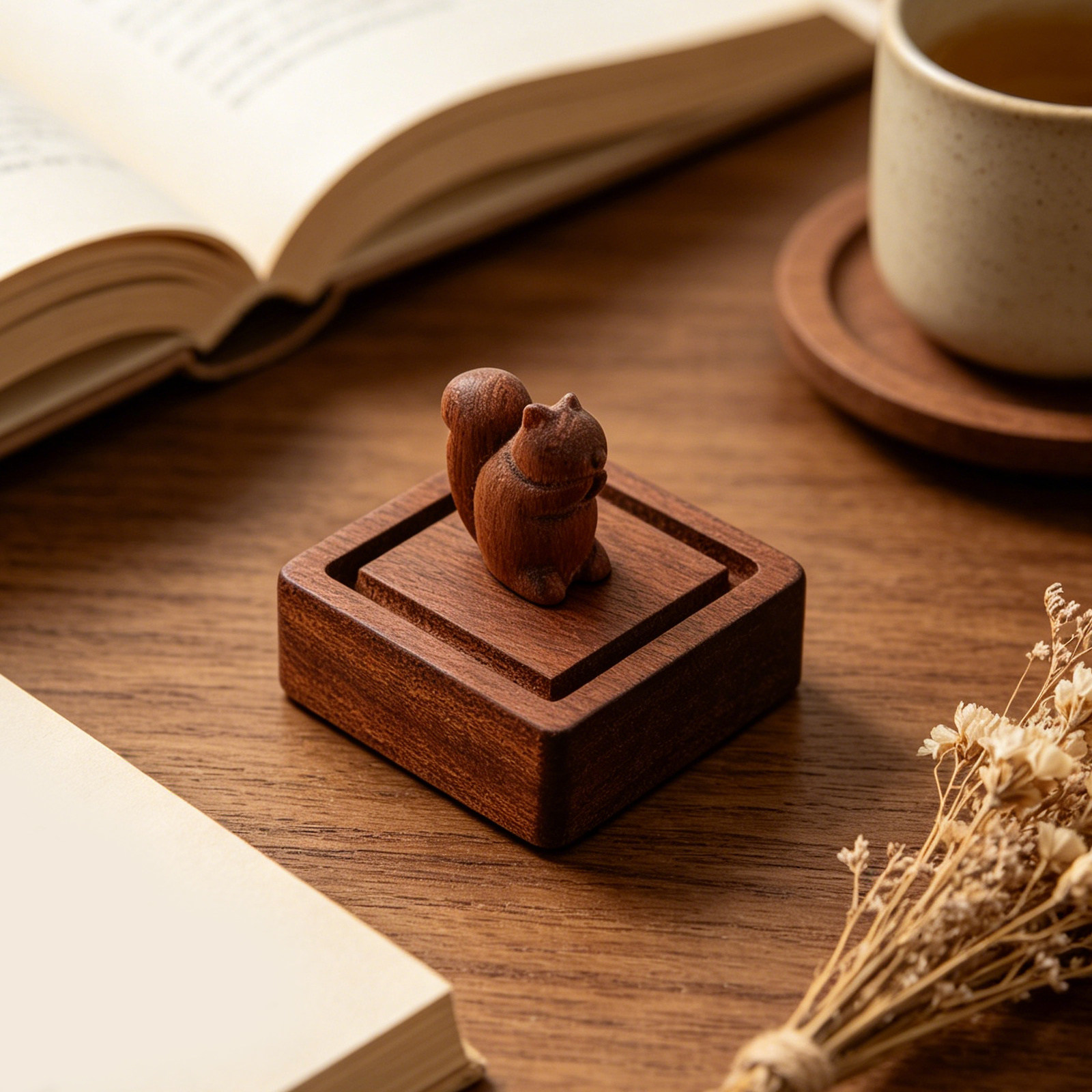 木製のアロマディフューザー。リスの形をした、自然な香りを広げ - Home Fragrance Usa のレビューと価格
