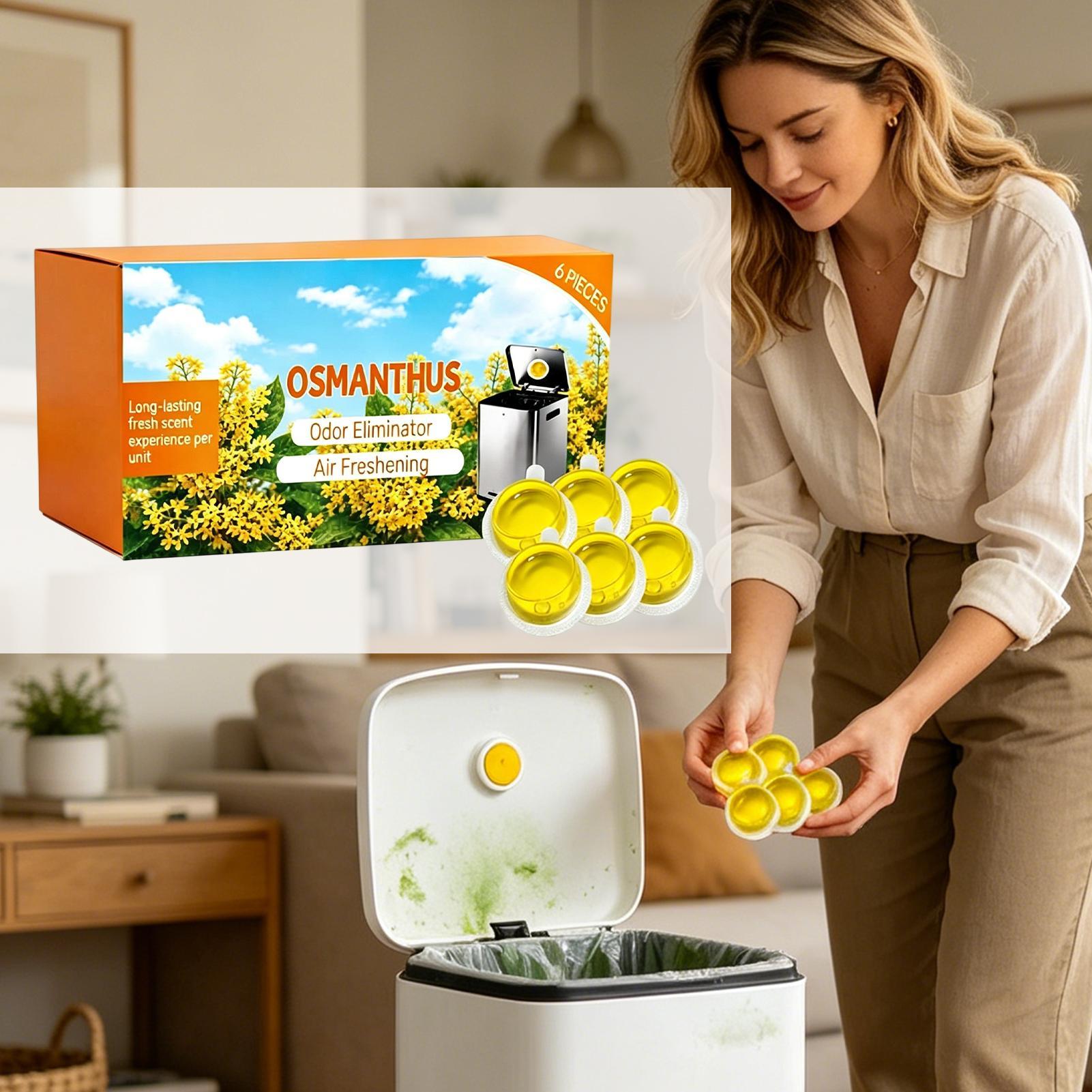 貼るタイプのゴミ箱用消臭ポッド 長続きする香り 強力な臭い消 - Home Fragrance Best のレビューと価格